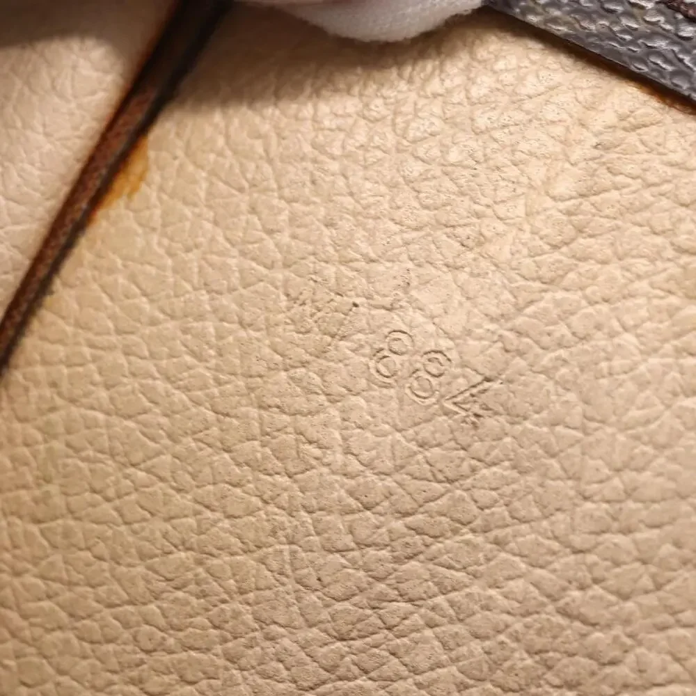 Louis Vuitton Monogram Sac Plat Handbag Brown